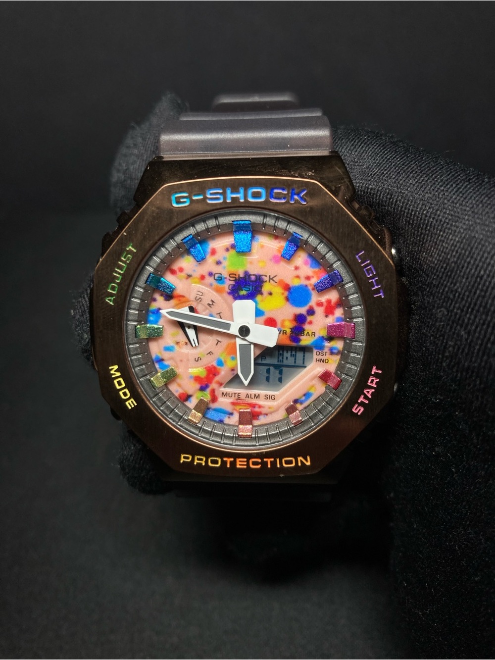Custom G Shock Multi Color Gm 2100 Model